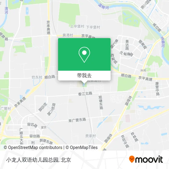 小龙人双语幼儿园总园地图