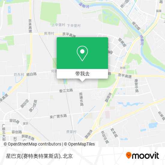 星巴克(赛特奥特莱斯店)地图