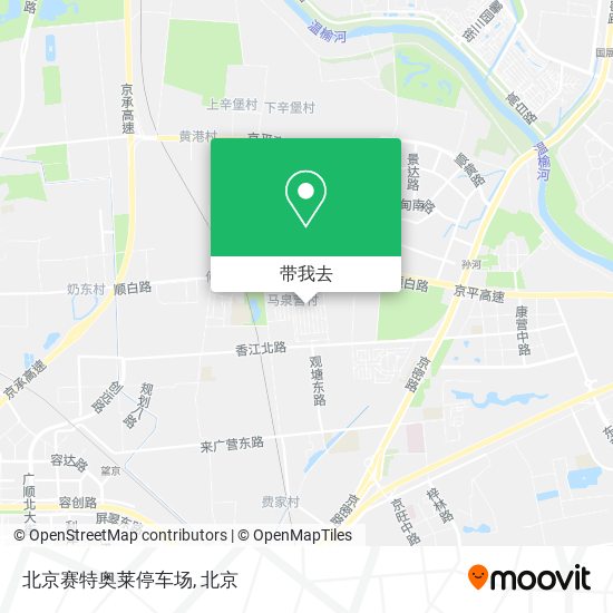 北京赛特奥莱停车场地图