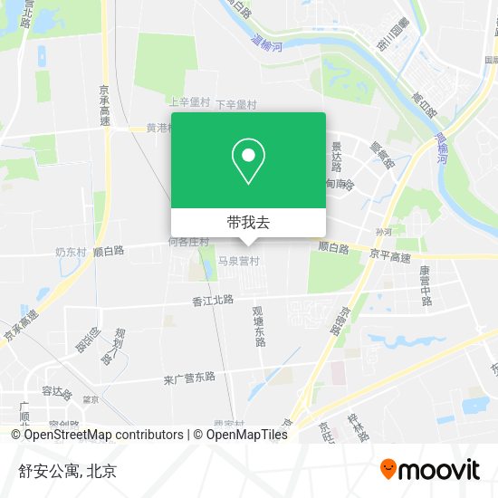 舒安公寓地图