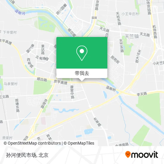 孙河便民市场地图