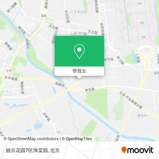丽京花园7区海棠园地图