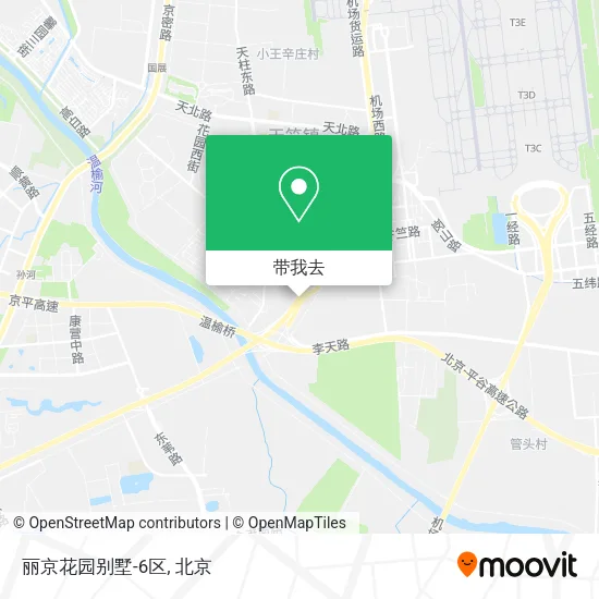 丽京花园别墅-6区地图