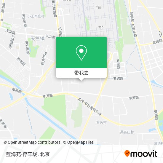 蓝海苑-停车场地图