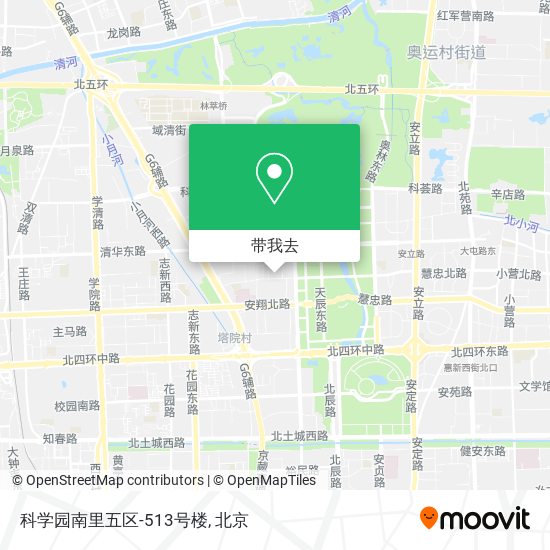 科学园南里五区-513号楼地图