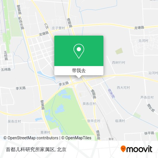 首都儿科研究所家属区地图