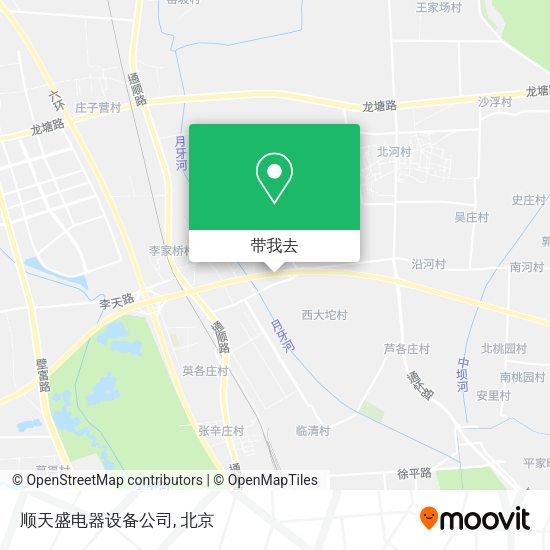 顺天盛电器设备公司地图
