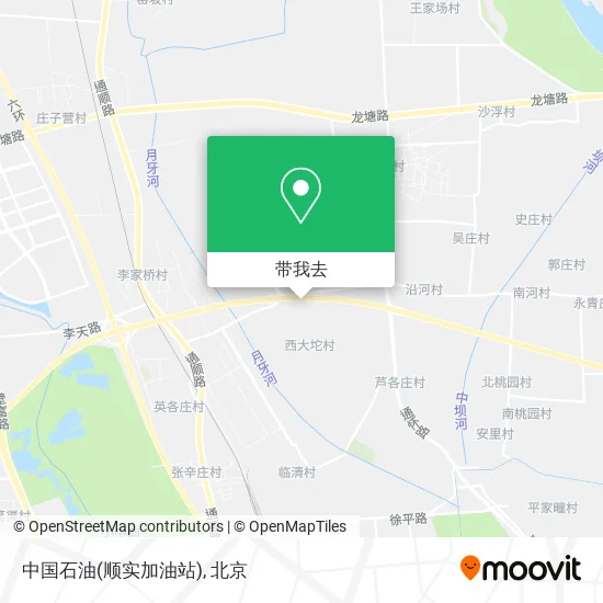 中国石油(顺实加油站)地图