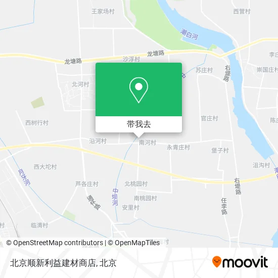 北京顺新利益建材商店地图