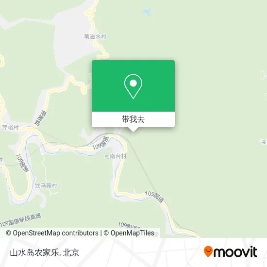 山水岛农家乐地图