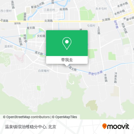 温泉镇综治维稳分中心地图