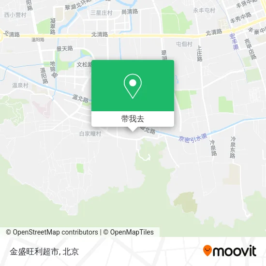 金盛旺利超市地图