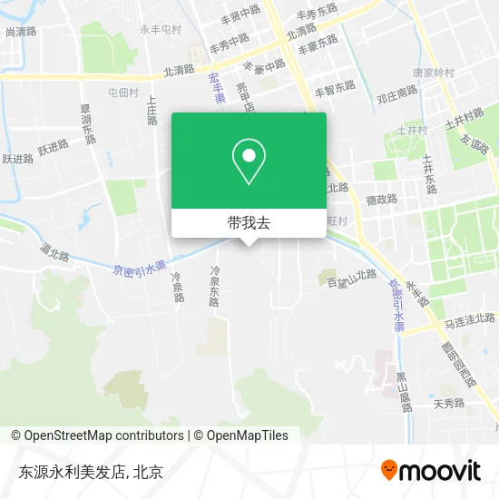 东源永利美发店地图