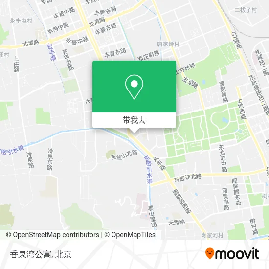 香泉湾公寓地图