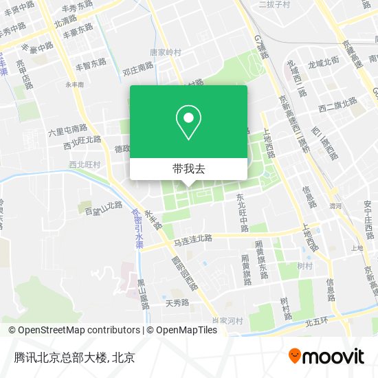 腾讯北京总部大楼地图