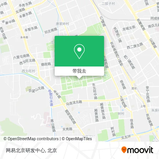 网易北京研发中心地图