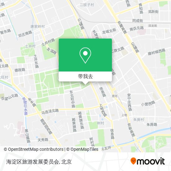 海淀区旅游发展委员会地图