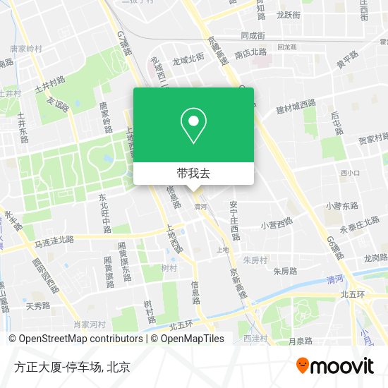 方正大厦-停车场地图