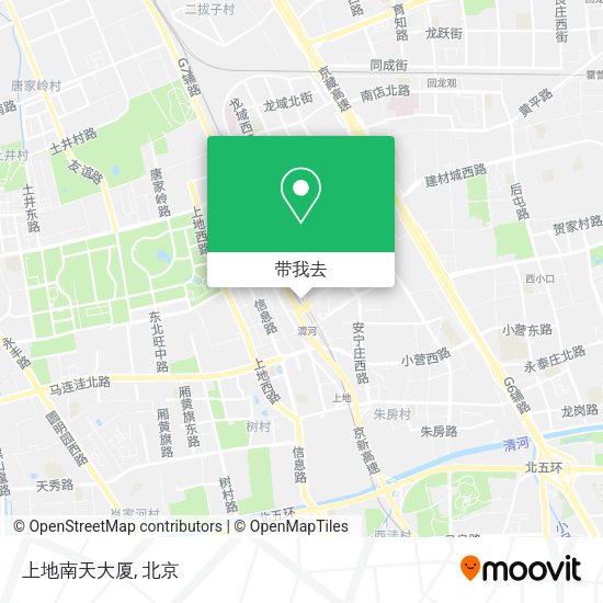 上地南天大厦地图