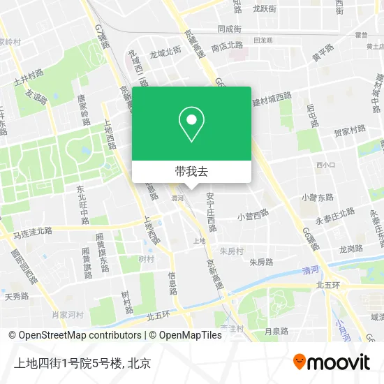 上地四街1号院5号楼地图