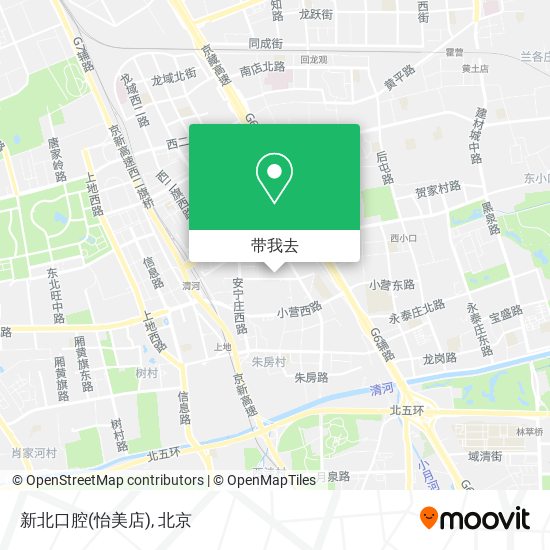 新北口腔(怡美店)地图