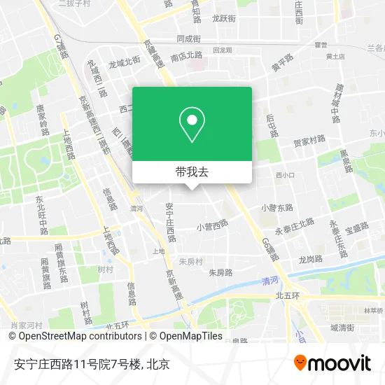 安宁庄西路11号院7号楼地图