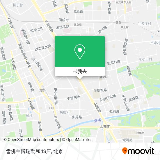 雪佛兰博瑞勤和4S店地图