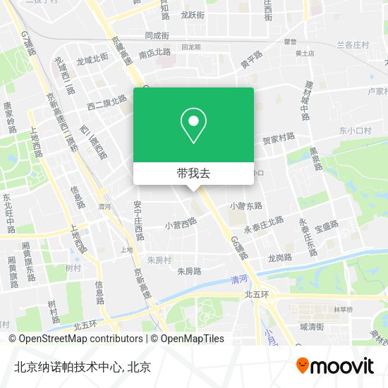 北京纳诺帕技术中心地图