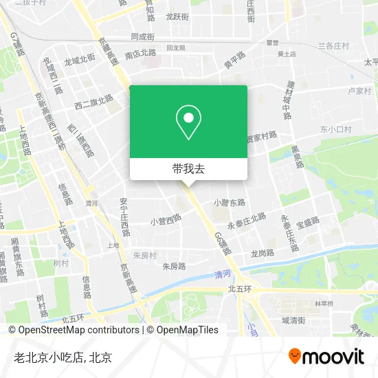 老北京小吃店地图