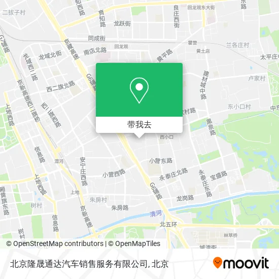 北京隆晟通达汽车销售服务有限公司地图