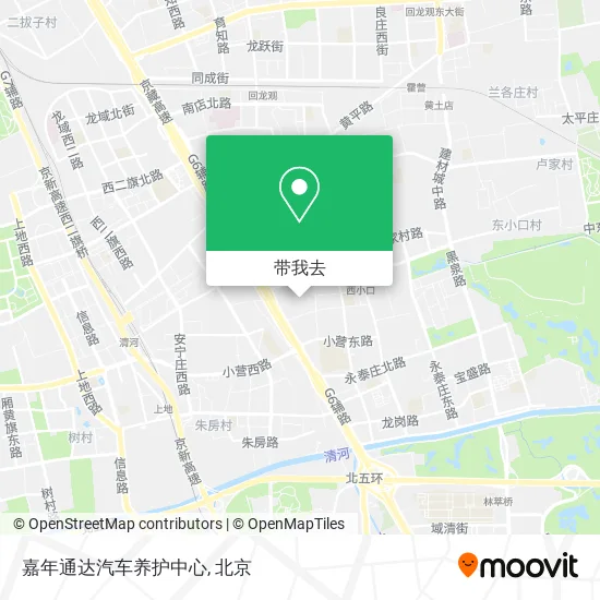 嘉年通达汽车养护中心地图