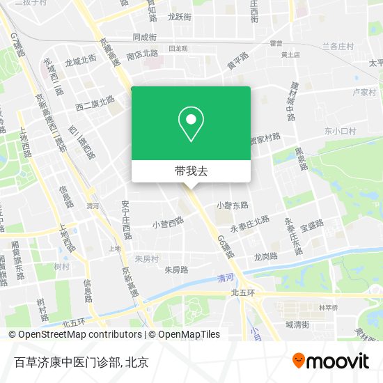 百草济康中医门诊部地图