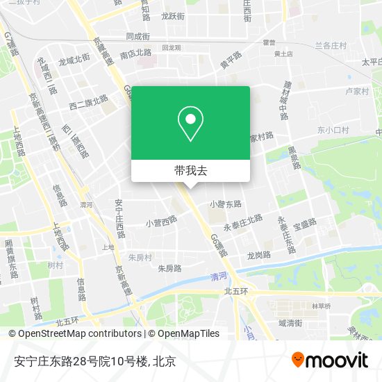 安宁庄东路28号院10号楼地图