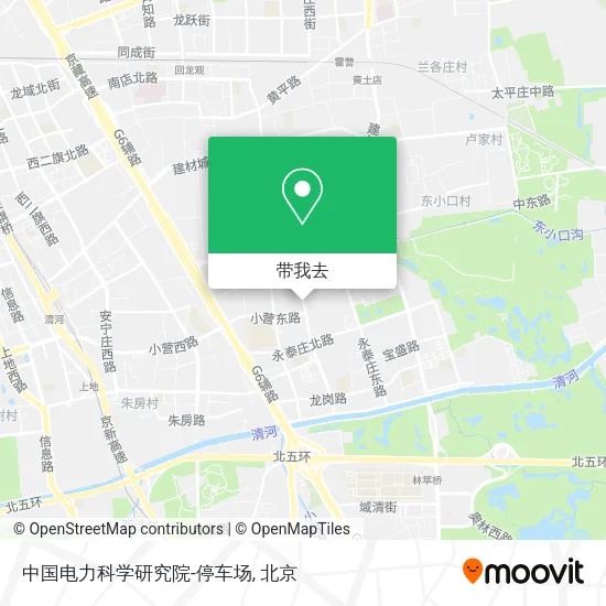中国电力科学研究院-停车场地图