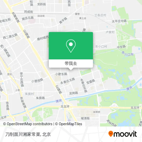 刀削面川湘家常菜地图
