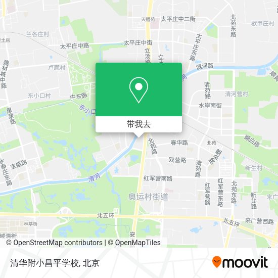 清华附小昌平学校地图