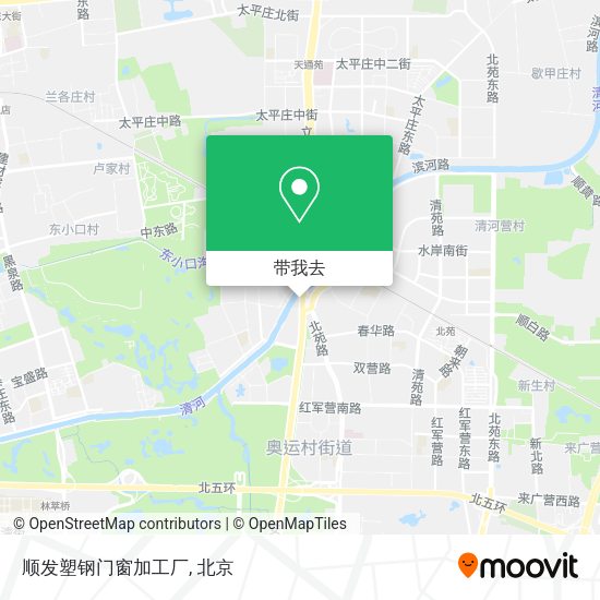 顺发塑钢门窗加工厂地图