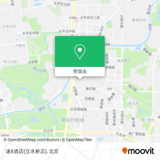 速8酒店(立水桥店)地图