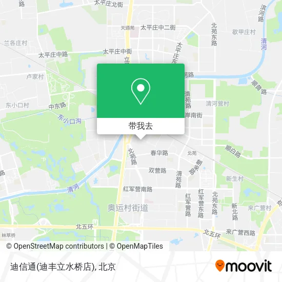 迪信通(迪丰立水桥店)地图