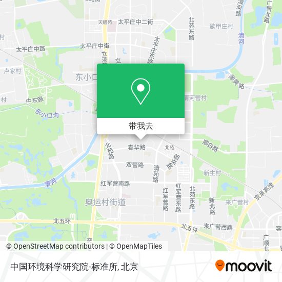 中国环境科学研究院-标准所地图