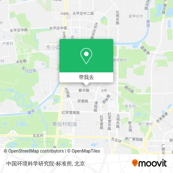 中国环境科学研究院-标准所地图