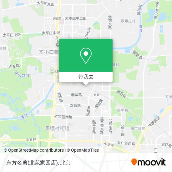东方名剪(北苑家园店)地图