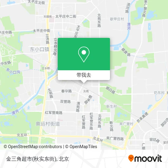 金三角超市(秋实东街)地图