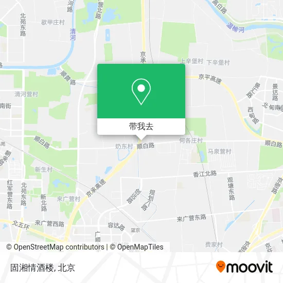 固湘情酒楼地图