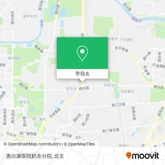 惠尔康医院奶东分院地图