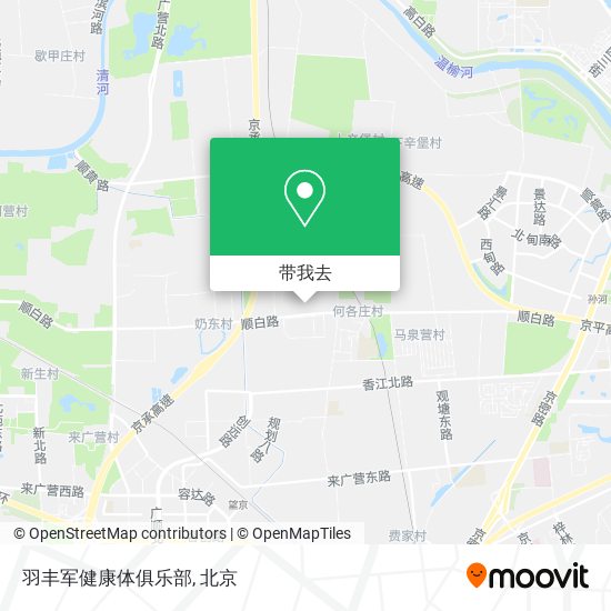 羽丰军健康体俱乐部地图