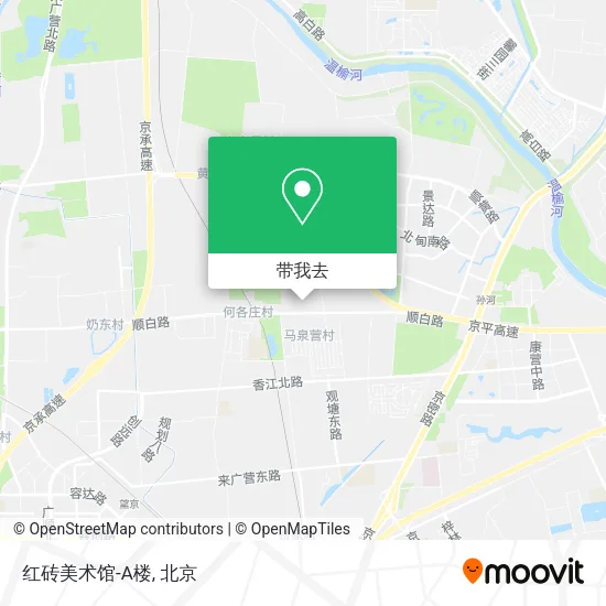 红砖美术馆-A楼地图