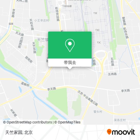 天竺家园地图