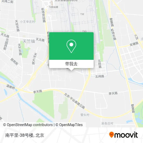 南平里-38号楼地图