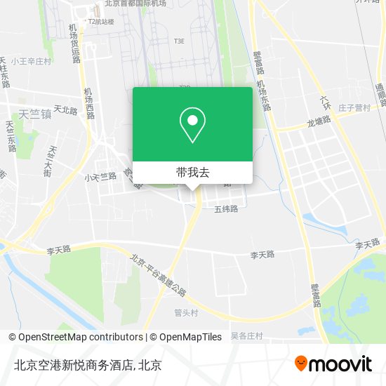 北京空港新悦商务酒店地图